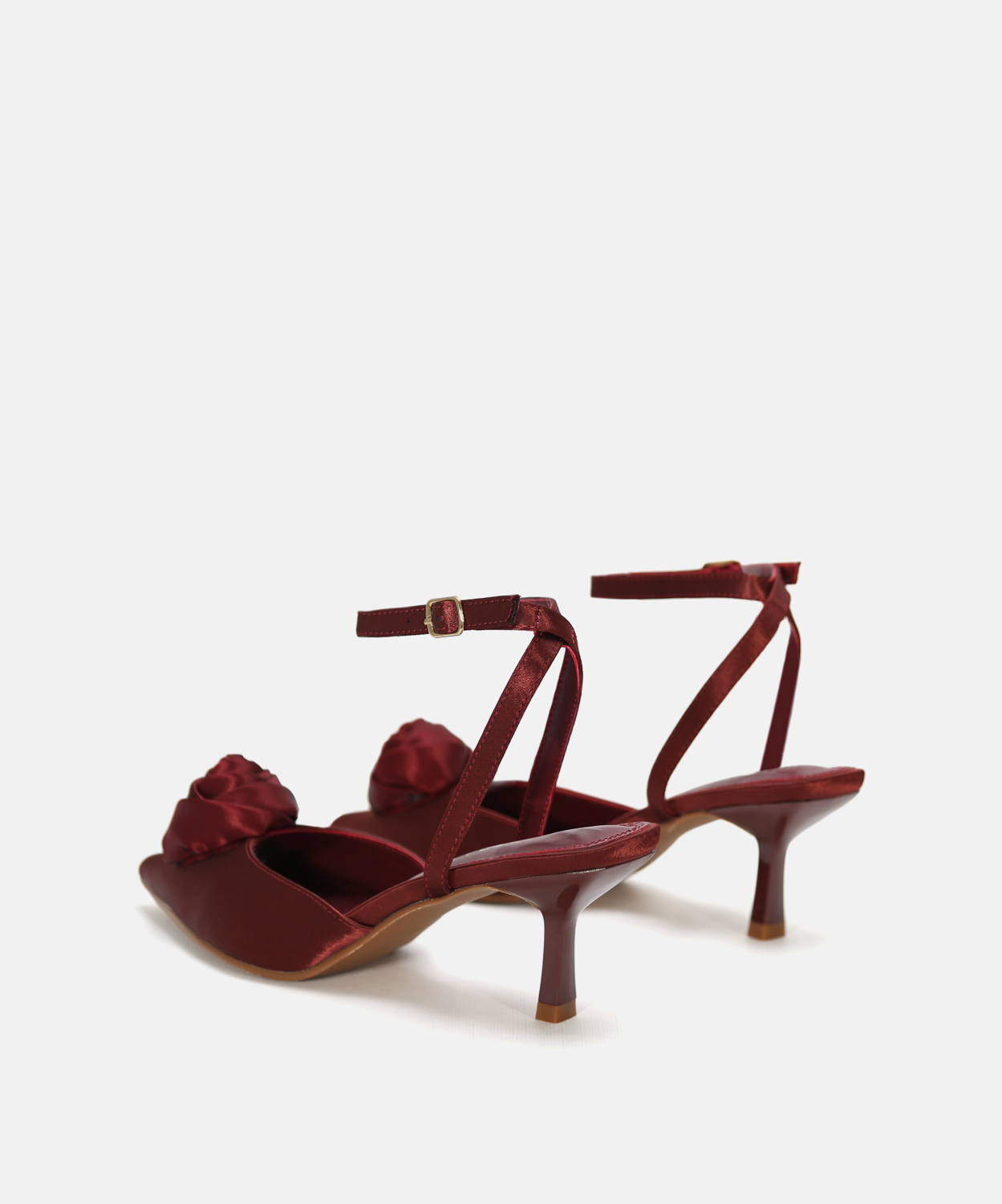 Zapato tac&oacute;n fino flor  image number null